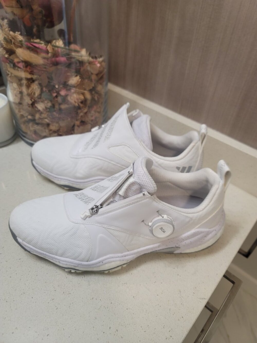 Adidas CodeChaos BOA 25 Spikeless Golf Shoes Cloud White Men's Size 10 - Picture 4 of 10